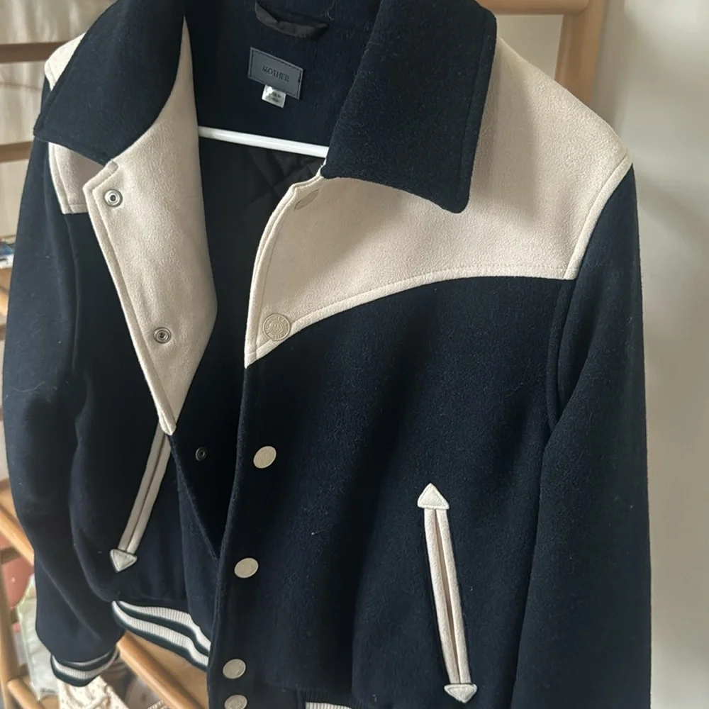Mother Jeans Varsity Jacket Small - Picture 2 of 4